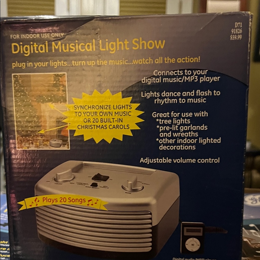 Sears Silver Digital Musical Light Show Speaker